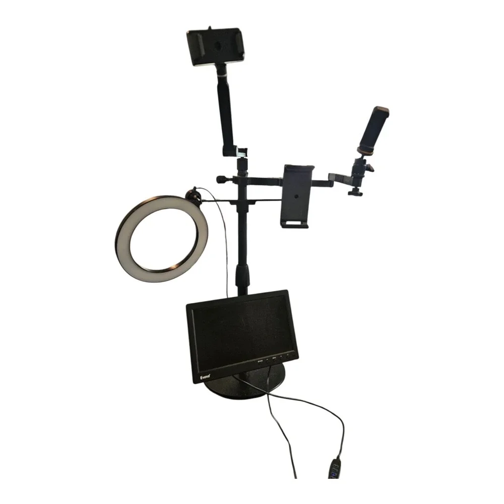 Multi-function Desktop Stand - Streaming - Podcaster - Ring Light -Eyoyo Monitor